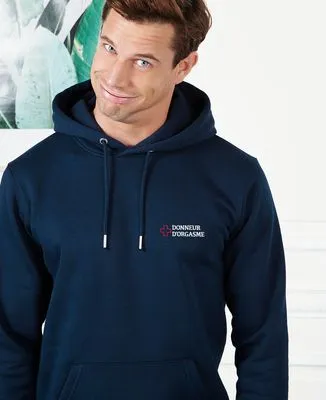 Hoodie zippé homme Donneur d'orgasme (brodé)