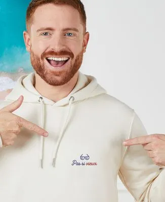 Hoodie zippé homme Pas si vieux