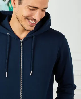 Hoodie zippé homme Propriété de visage personnalisé