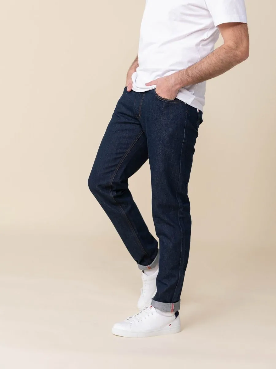 JEANS AJUSTE 103N coton bio superdenim bleu Homme | 1083