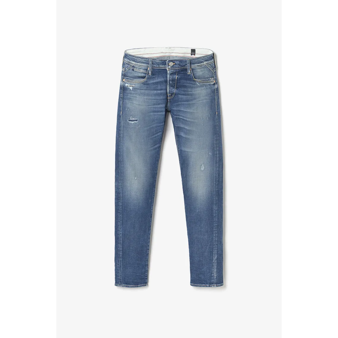 Jeans Barefoot 700/11 adjusted destroy bleu N°3 en coton | 3 Suisses