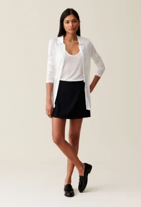 Jupe-short portefeuille boutonnée | Claudie FR