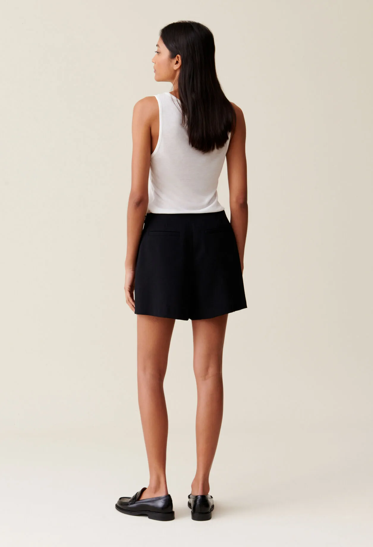 Jupe-short portefeuille boutonnée | Claudie FR