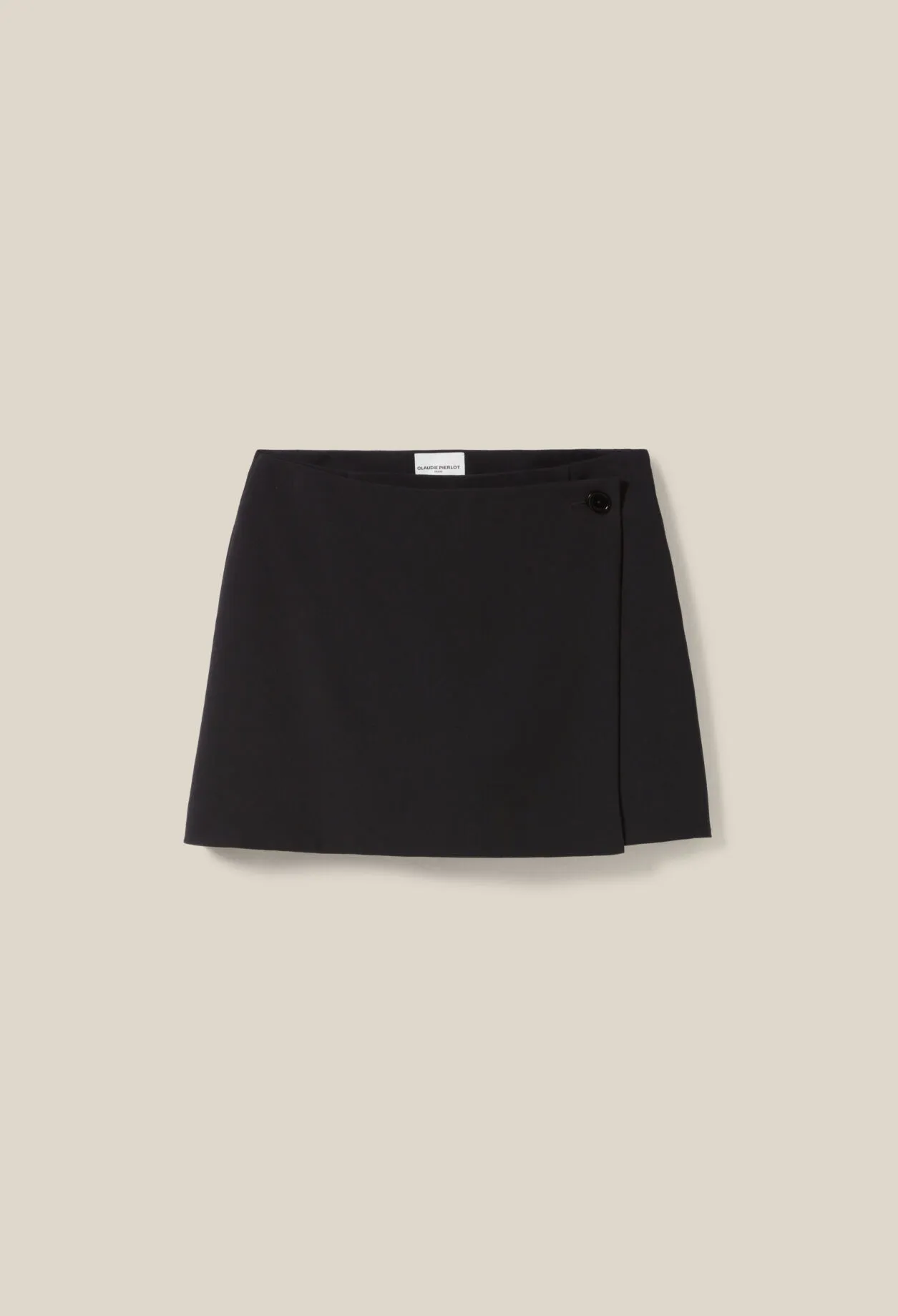 Jupe-short portefeuille boutonnée | Claudie FR