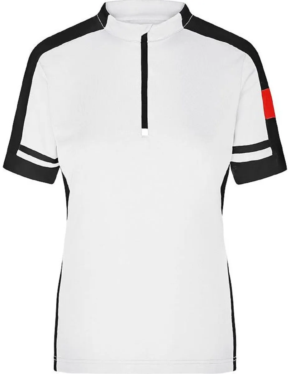 maillot cycliste - femme - JN451 - blanc 