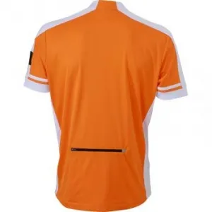 maillot cycliste - homme - JN452 - orange 