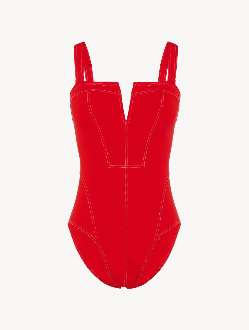 Maillot de bain une pièce rouge