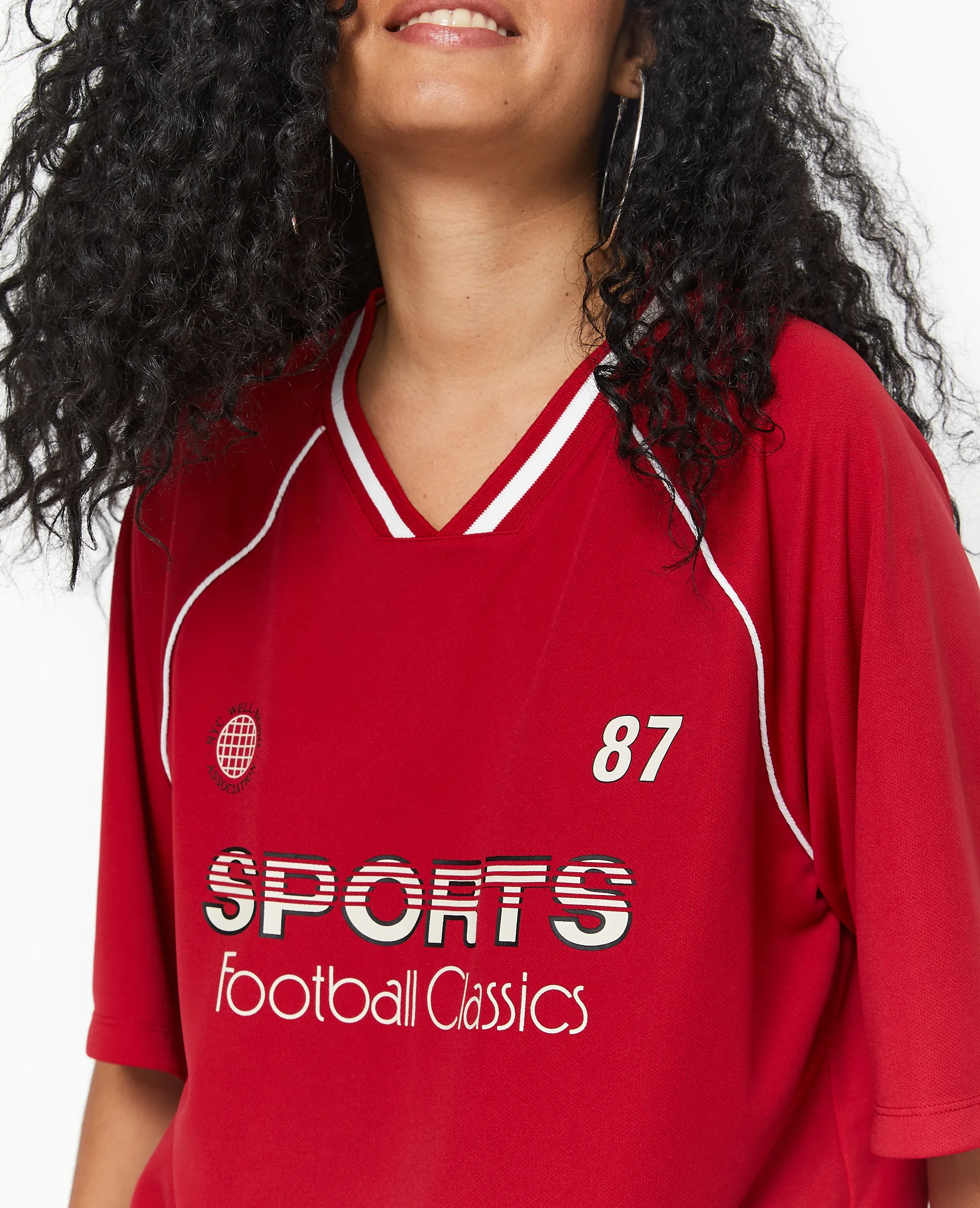 Maillot de foot oversize