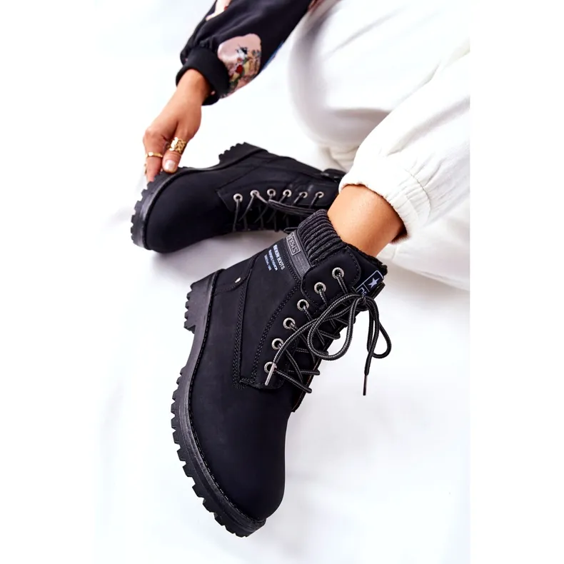 News Bottes Grunders noires pour femmes le noir