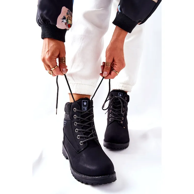 News Bottes Grunders noires pour femmes le noir