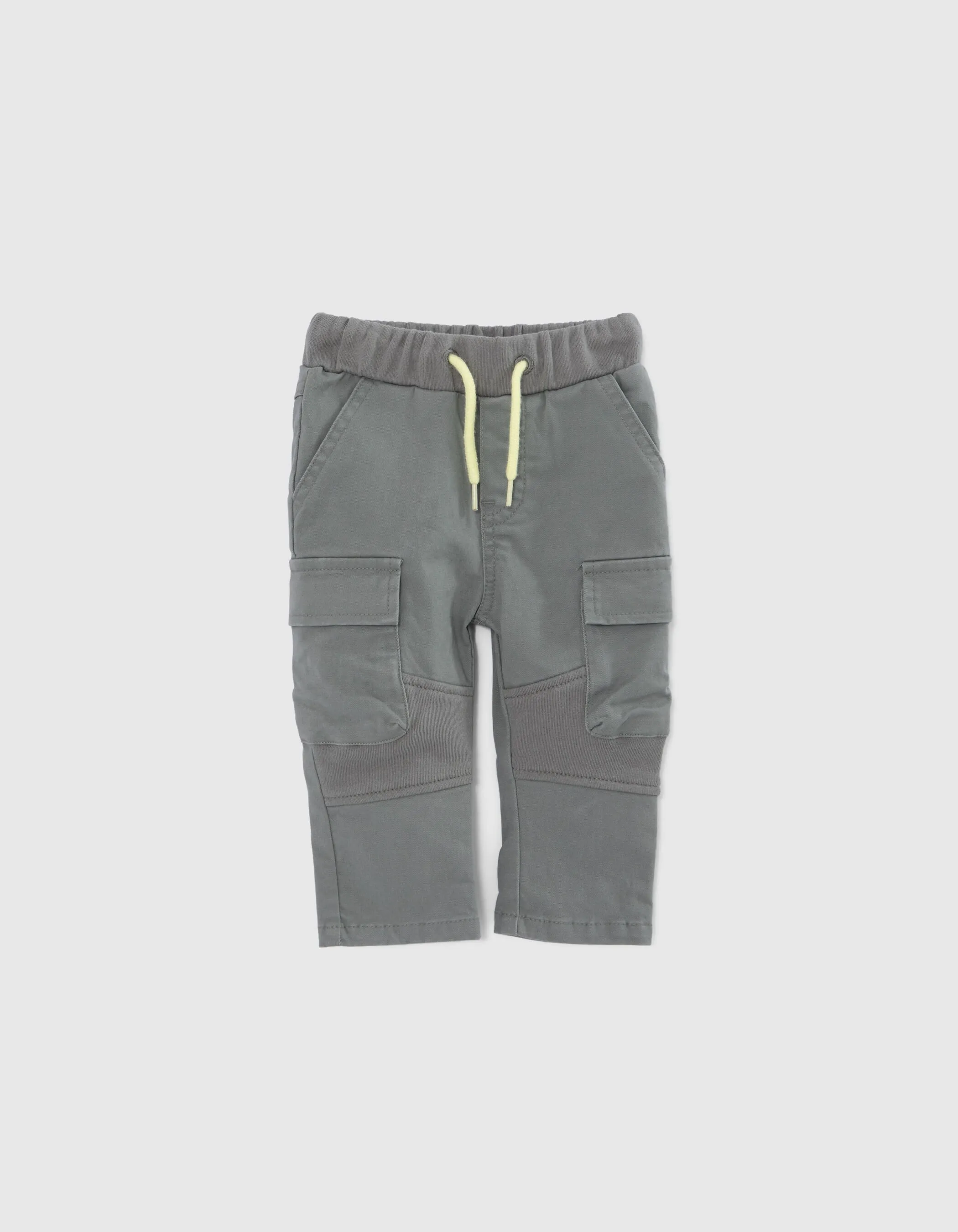 Pantalon BATTLE kaki bi-matière bébé garçon