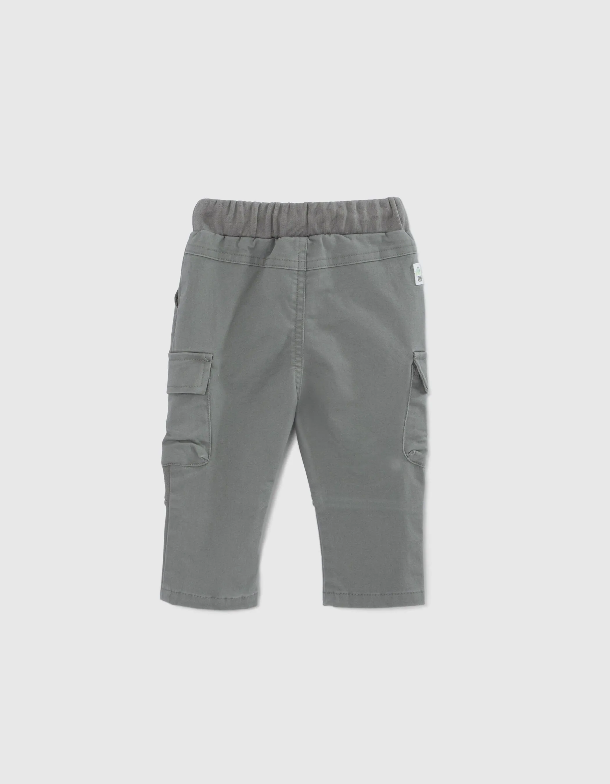 Pantalon BATTLE kaki bi-matière bébé garçon