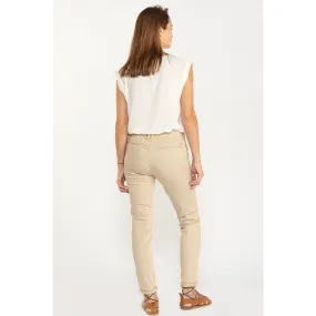 Pantalon chino DYLI blanc Iris | 3 Suisses