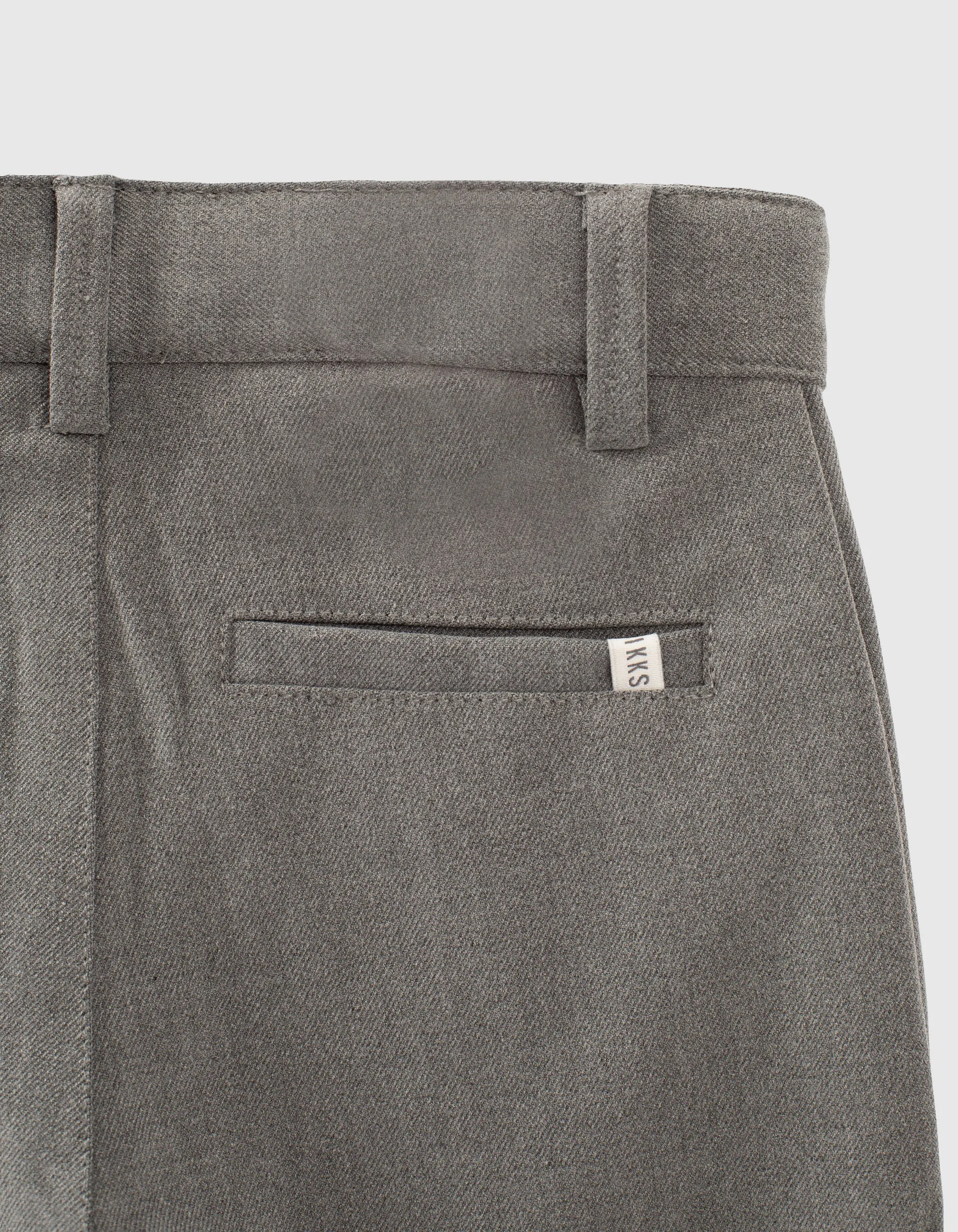 Pantalon chino gris garçon