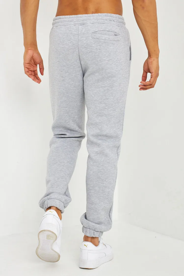 Pantalon de jogging gris inscription Brentiny