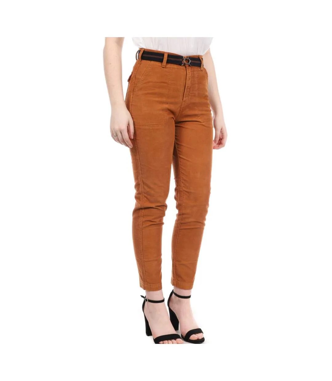 Pantalon Velours Camel Femme Teddy Smith Pealow