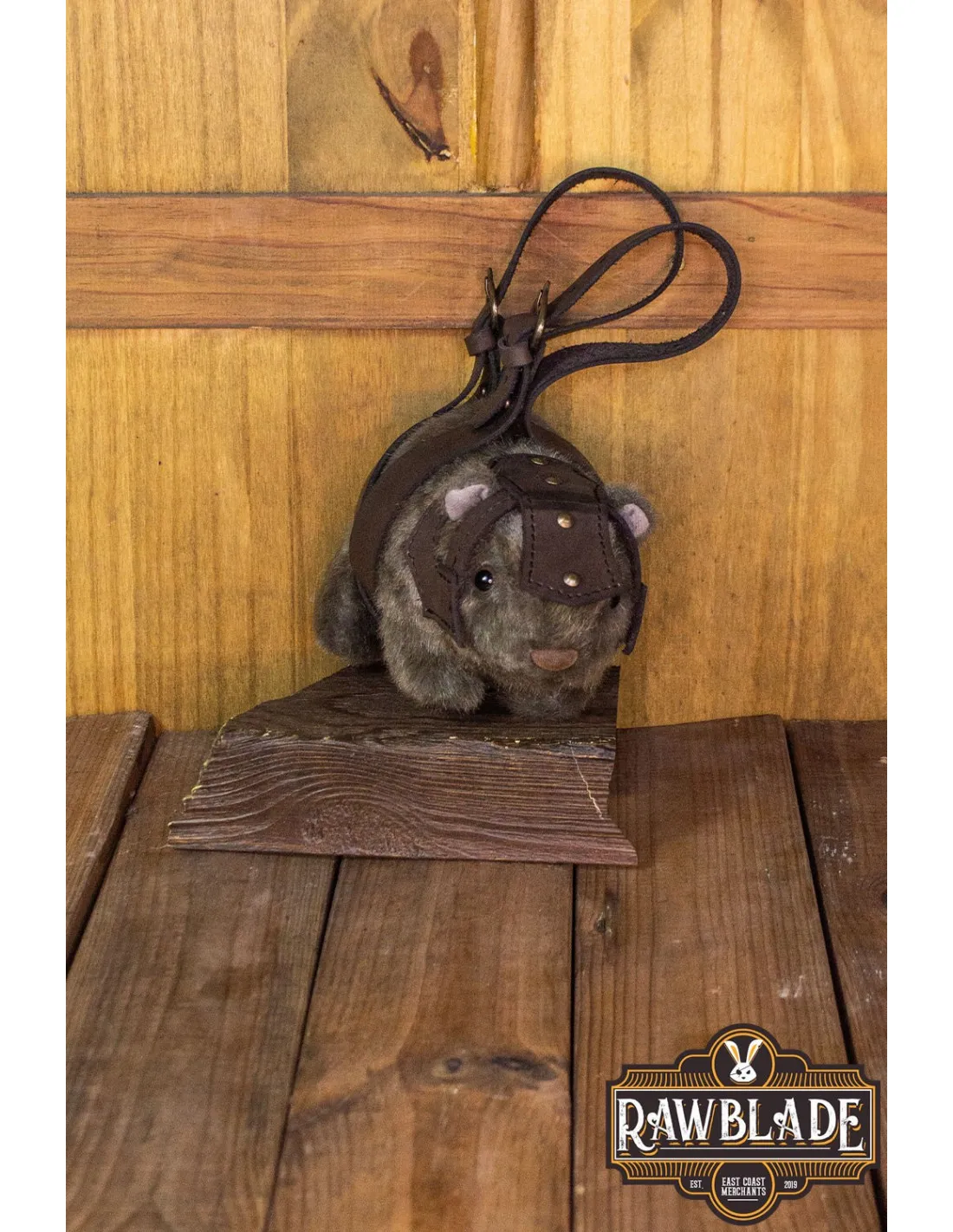 Peluche lapin Louis avec harnais ceinture ⚔️ Boutique Épées