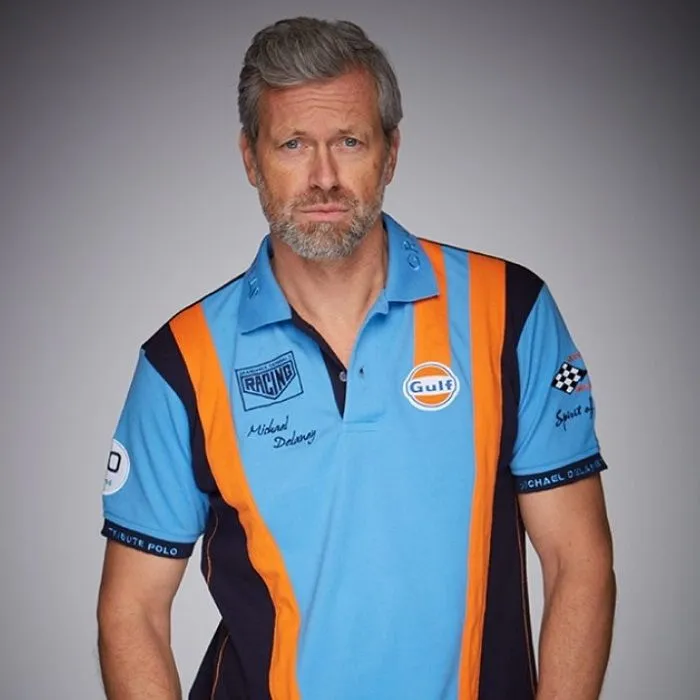 Polo GULF Racing Team 2020 bleu cobalt pour homme