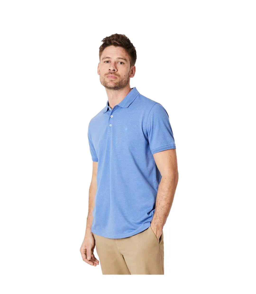 Polo homme bleu Maine