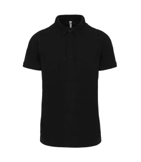 Polo homme noir Kariban