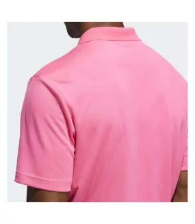 Polo homme rose Adidas