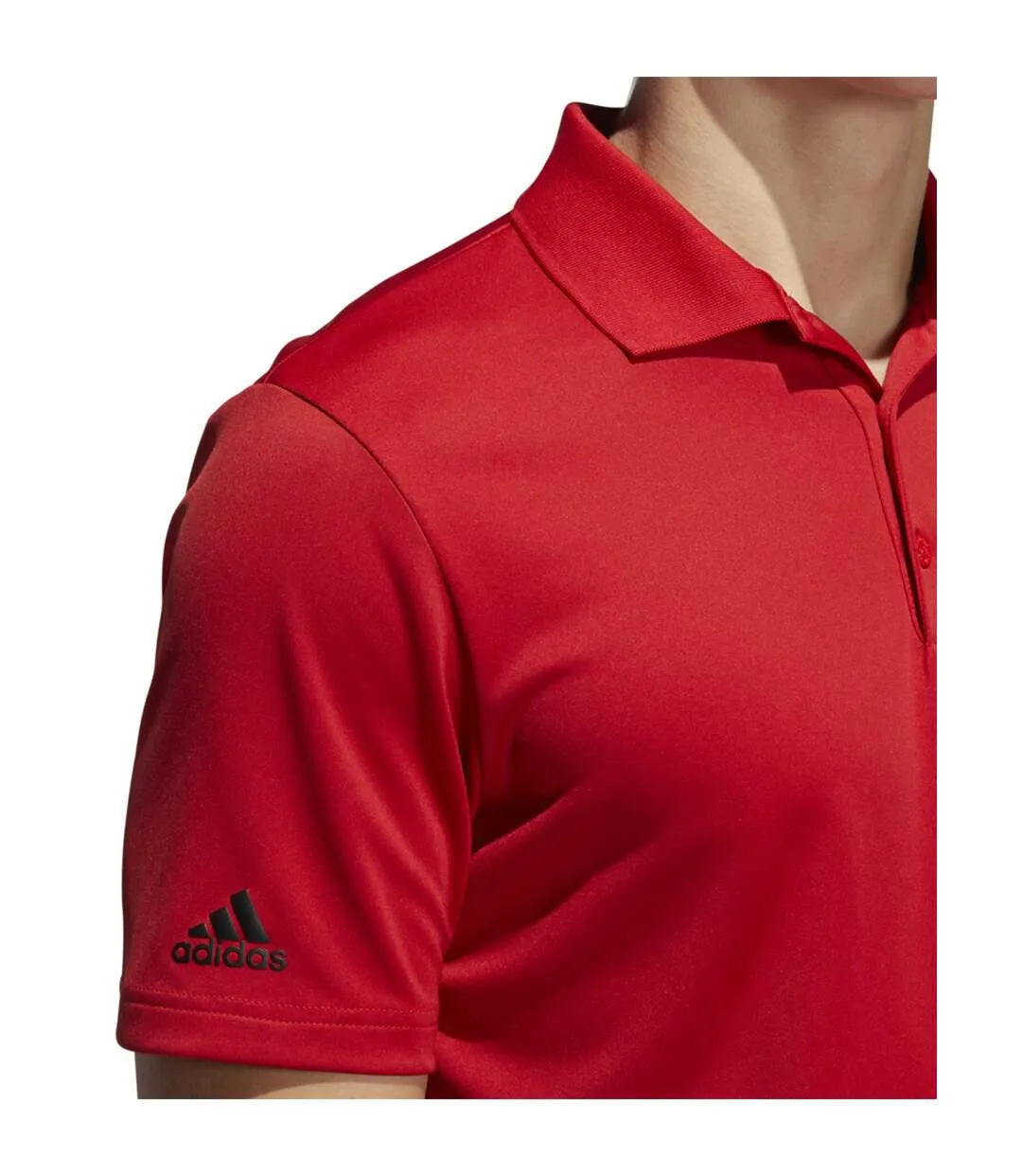 Polo homme rose Adidas