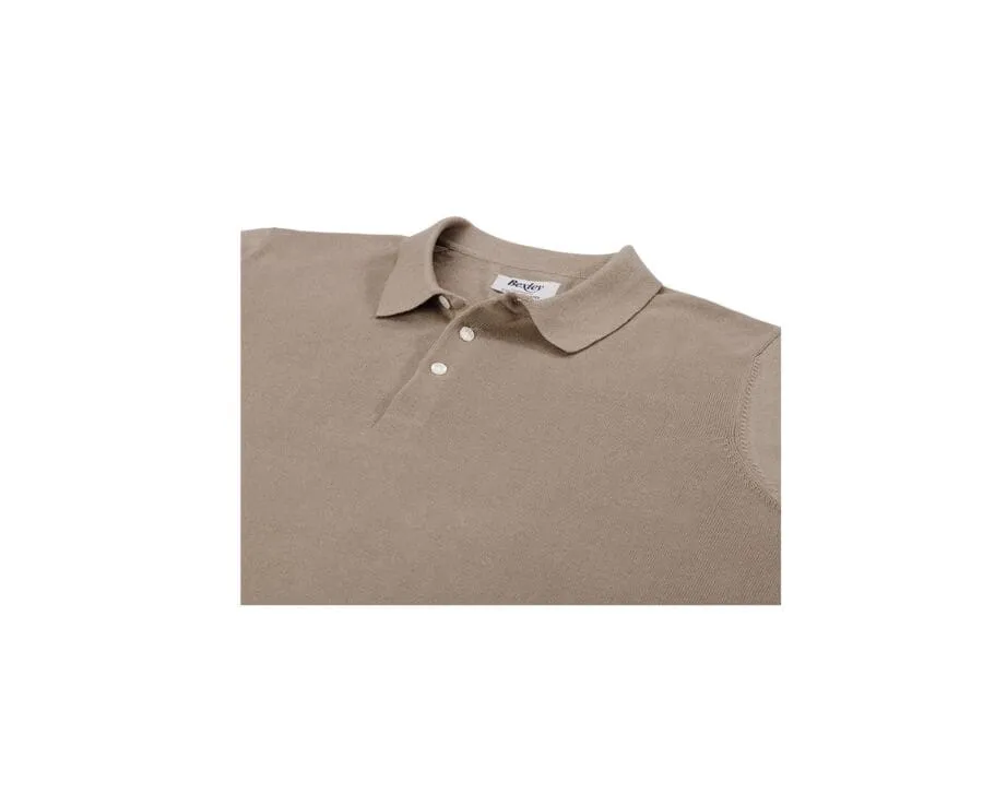 Polo homme Taupe Braiden