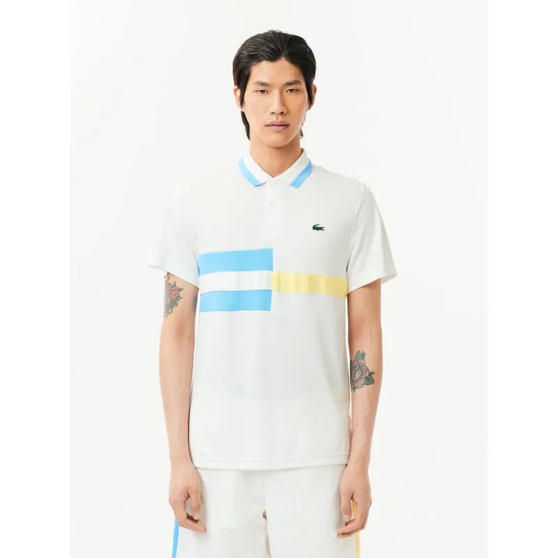 Polo manches courtes graphique nauri blanc homme - Oxbow | wimod