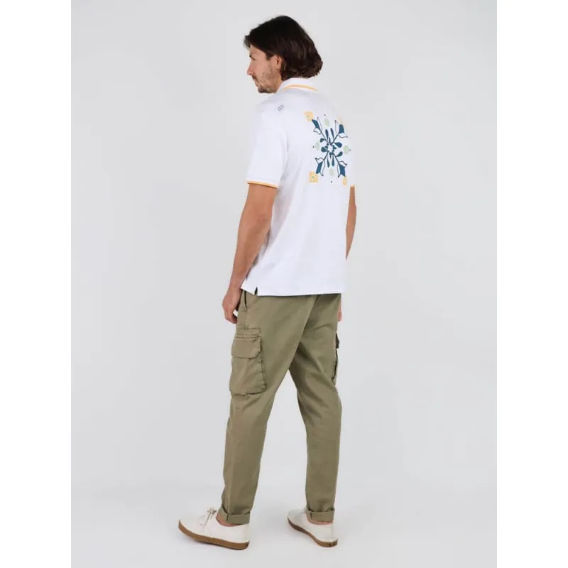 Polo manches courtes graphique nauri blanc homme - Oxbow | wimod