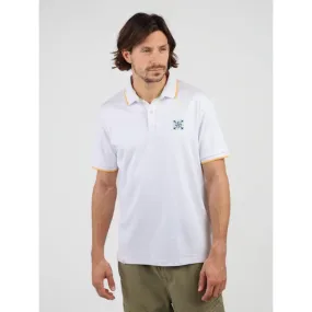 Polo manches courtes graphique nauri blanc homme - Oxbow | wimod