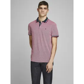 Polo Slim Fit Polo Manches courtes Rouge en coton Jude | 3 Suisses