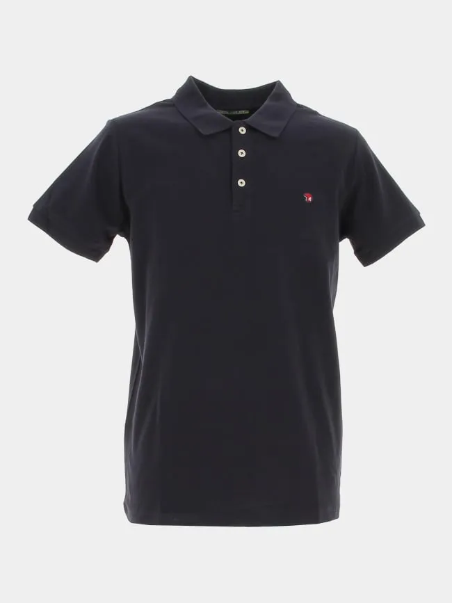 Polo uni gesbio bleu marine homme - Benson & Cherry | wimod