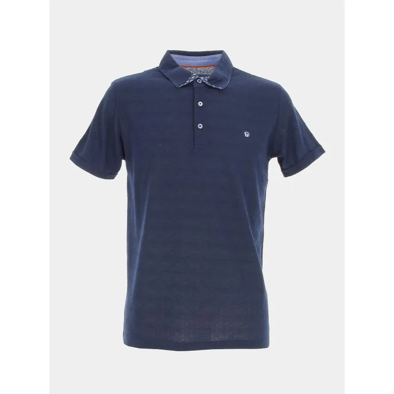 Polo uni gesbio bleu marine homme - Benson & Cherry | wimod