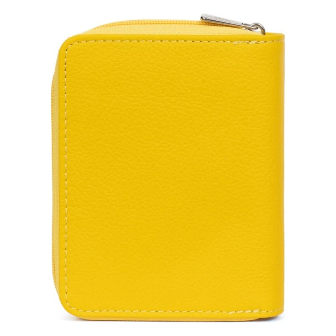 Portefeuille Cuir CONFORT Jaune Agnes | 3 Suisses