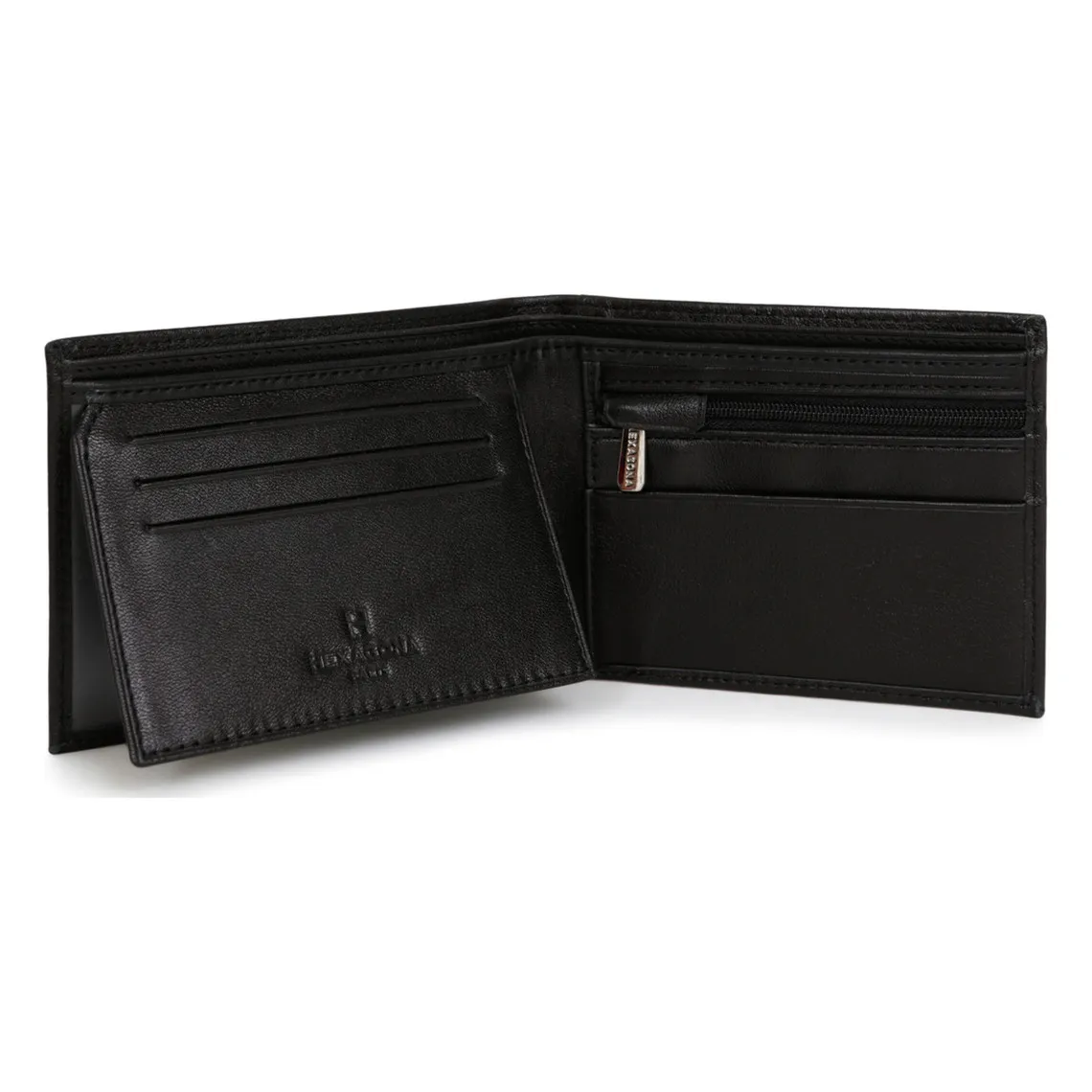 Portefeuille italien Cuir SOFT Noir Aria | 3 Suisses