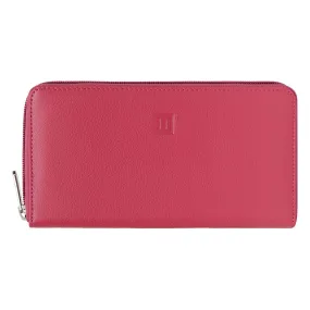 Portefeuille long Cuir CONFORT Fuchsia Rae | 3 Suisses