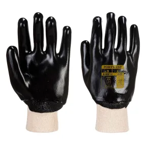 Portwest - Gants de protection contre les liquides en PVC avec poignet tricot