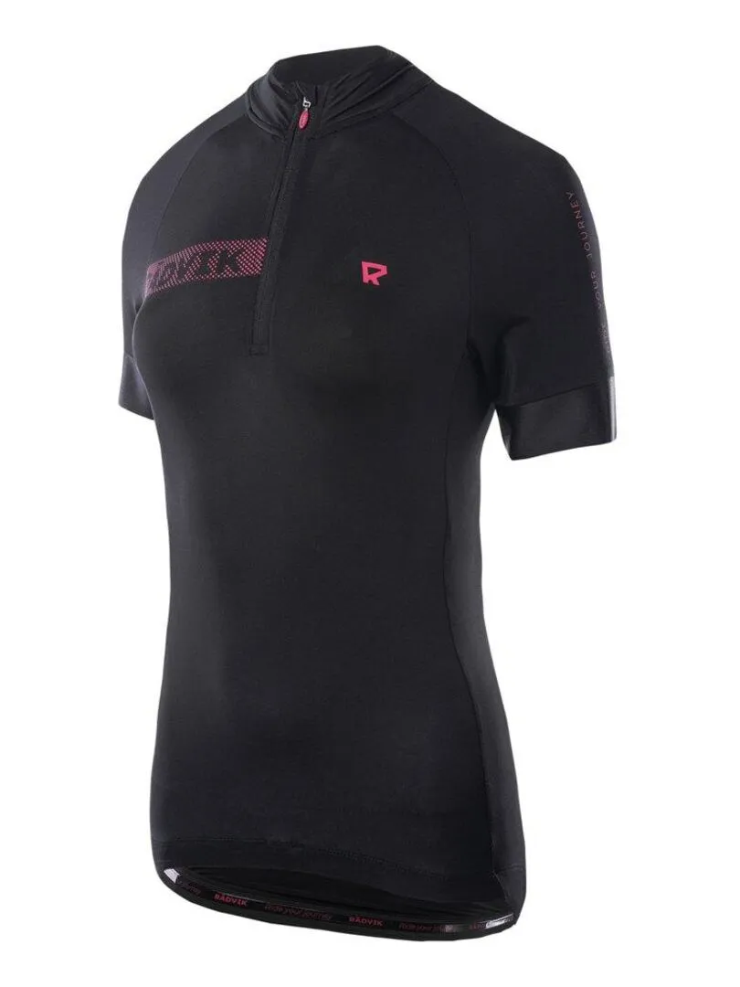 Radvik - Maillot de cyclisme ALPHA - Noir Rose