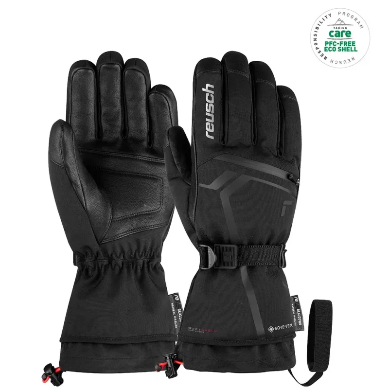 REUSCH Down Spirit Gtx /noir argent 2024-2025 Gants Ski Gants piste