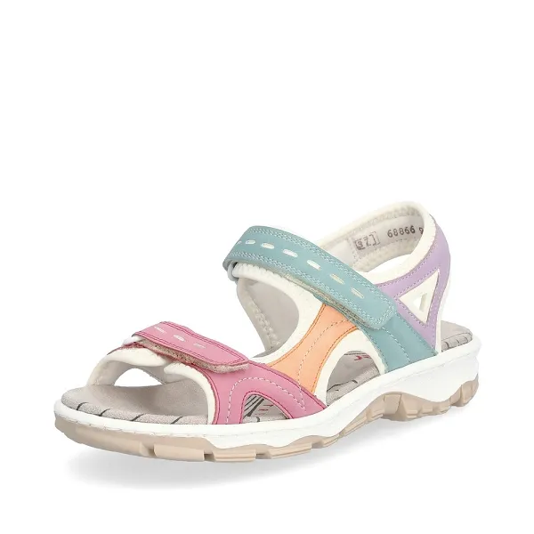 Rieker nu pieds et sandales 68866 92 multicolore