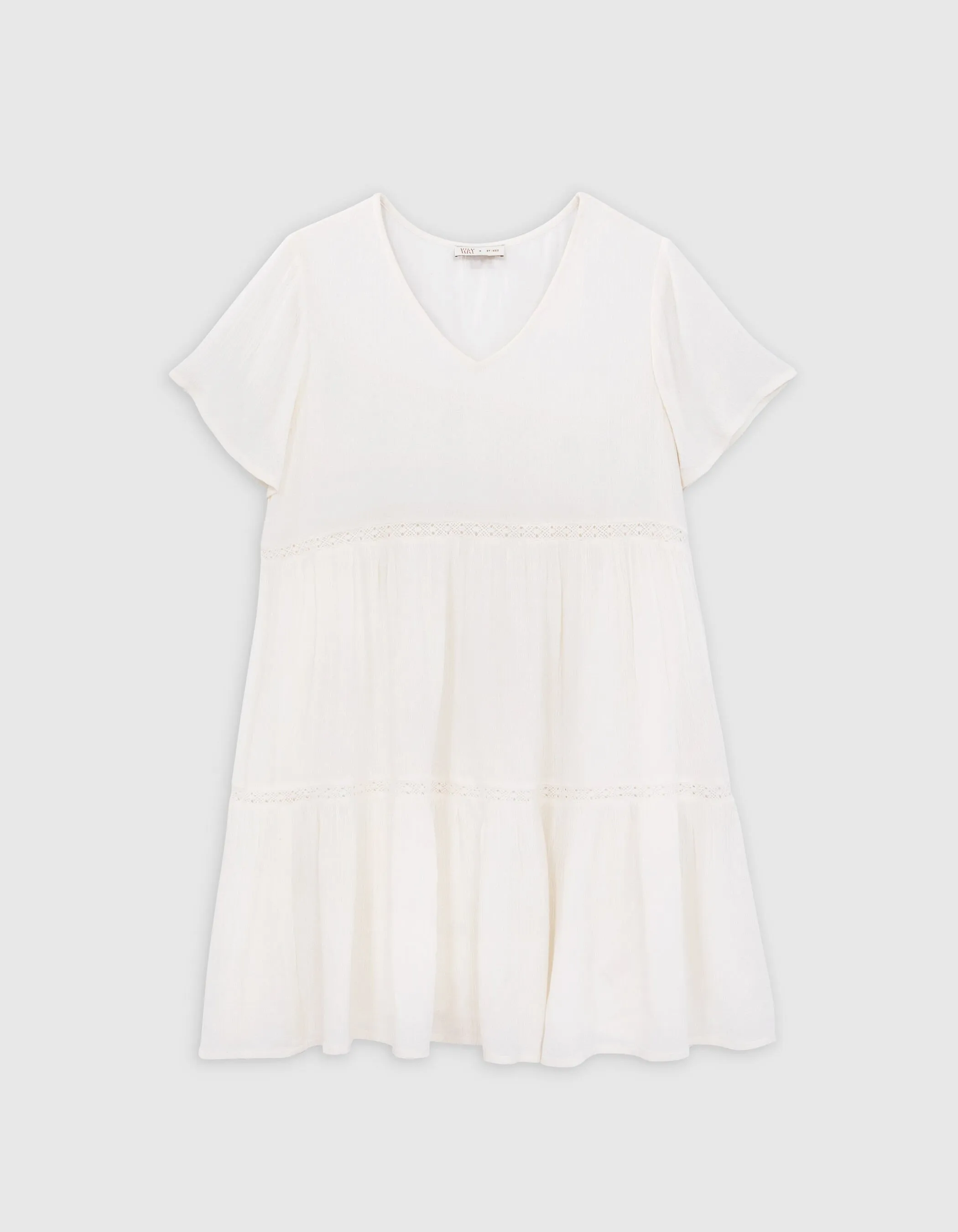 Robe blanc cassé LENZING™ ECOVERO™ fille