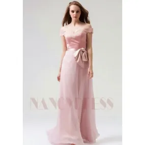 robe soiree rose long | Nancydress