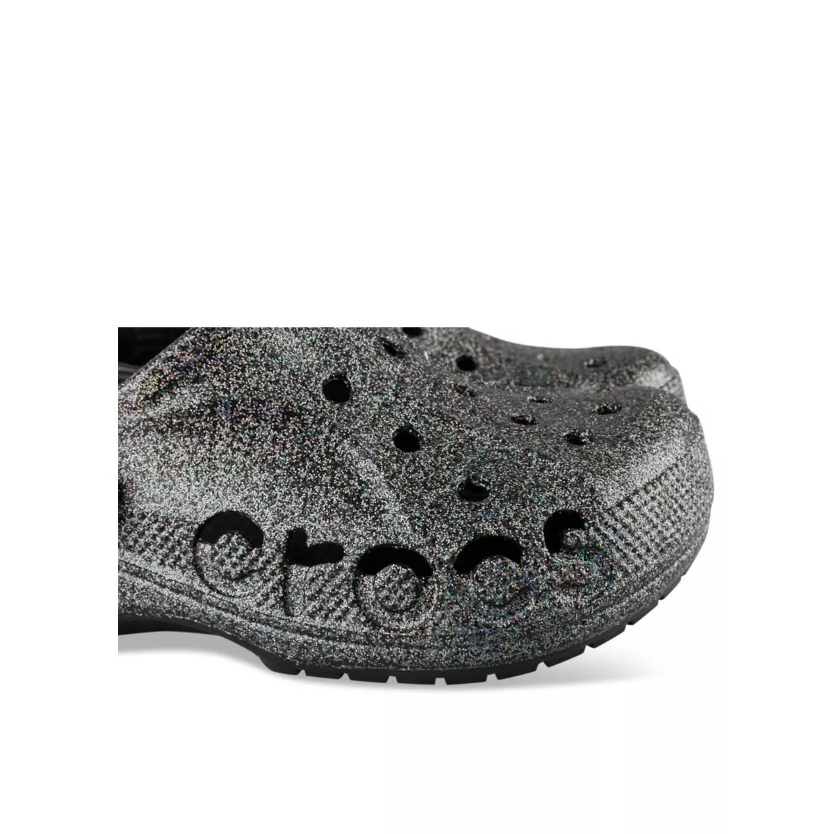 Sabots NOIR CROCS Baya Glitter Clog T