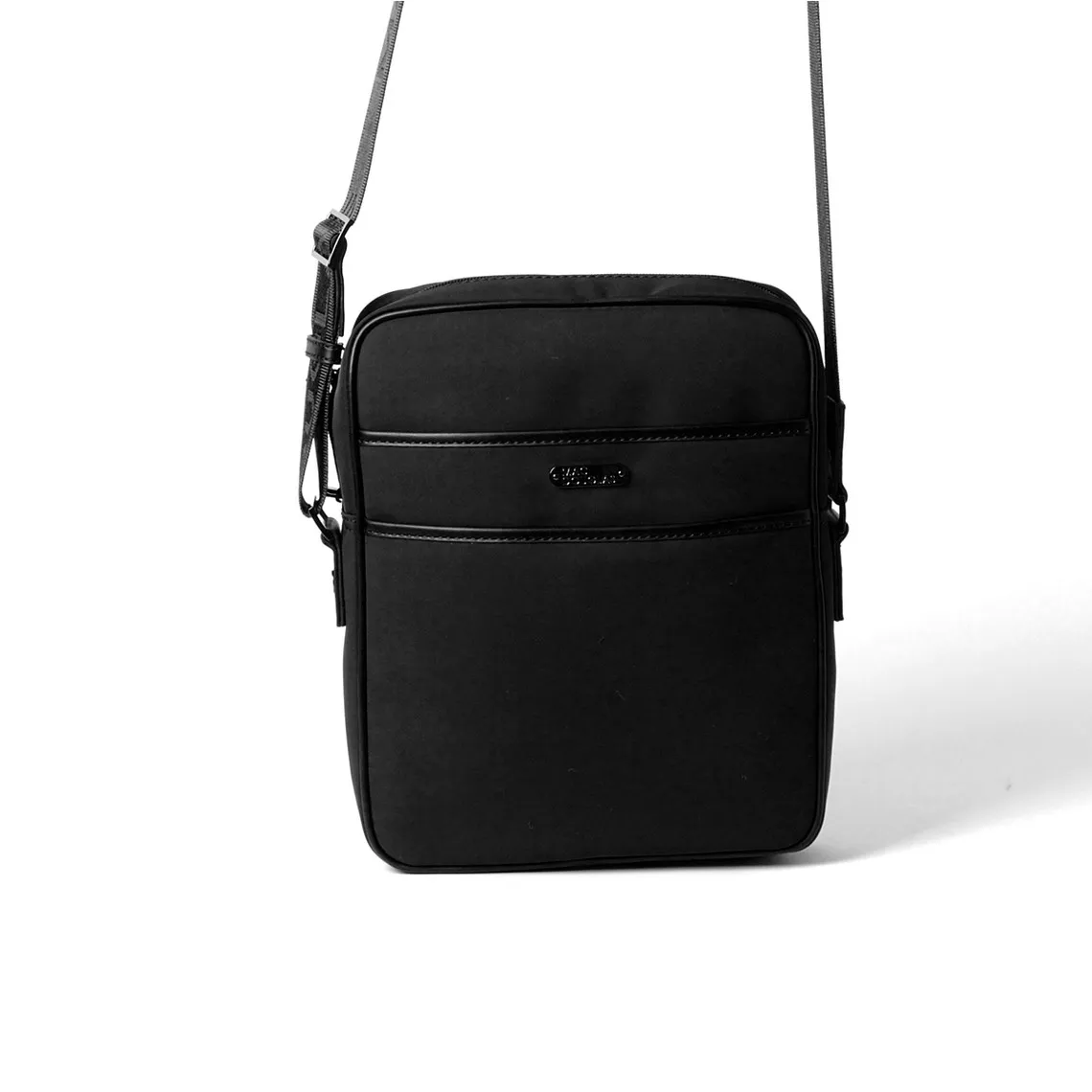 Sacoche cuir noir bandoulière en tissu Mac Douglas - Pochette & Sacoche Homme sur MenCorner