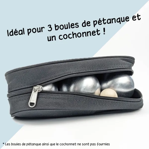 Sacoche pour pétanque personnalisée - La Triplette