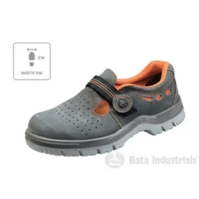 Sandales Bata Industrials Riga Xw U MLI-B22B3, gris foncé