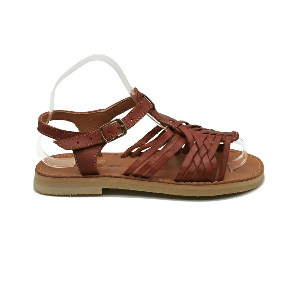 Sandales femme IMALA marron en cuir | 3 Suisses