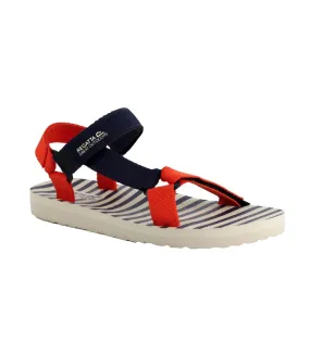 Sandales lady vendeavour femme bleu marine / rouge clair / blanc Regatta