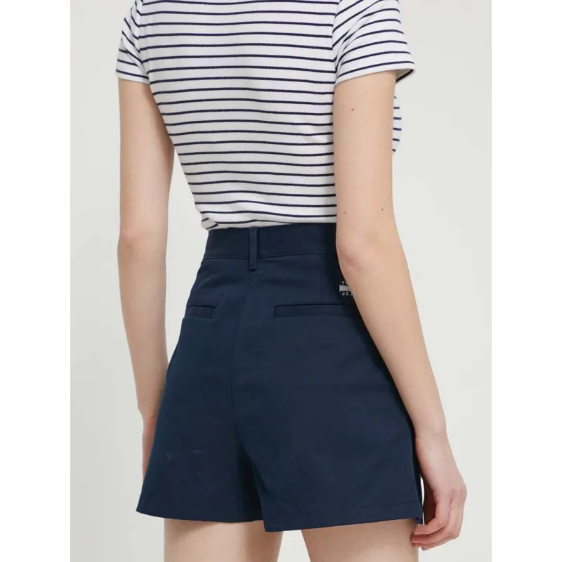 Short claire pleate bleu marine femme - Tommy Jeans | wimod