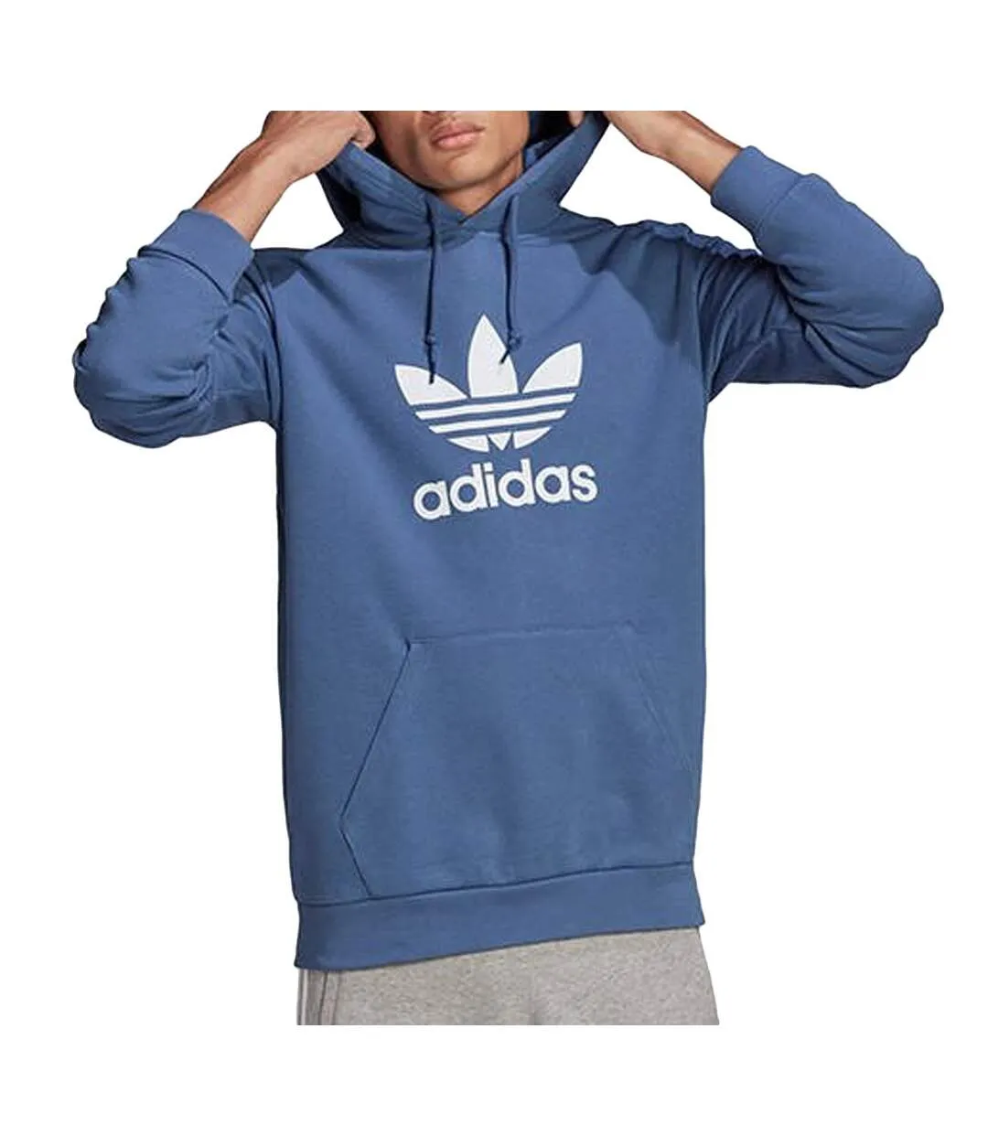 Sweat Bleu Homme Adidas Hoodie